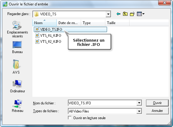 Comment créer un CD en format MPEG4 (DivX ou XviD)? Pas 2