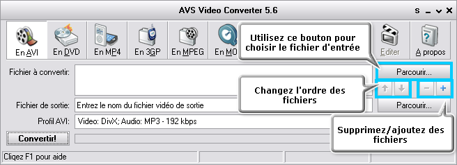 Comment convertir la vidéo en DVD et créer le menu DVD? Pas 2