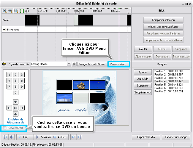 Comment convertir la vidéo en DVD et créer le menu DVD? Pas 4