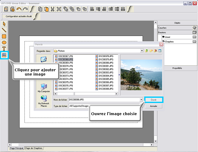 Comment convertir la vidéo en DVD et créer le menu DVD? Pas 4