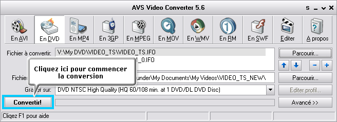 Comment convertir la vidéo en DVD et créer le menu DVD? Pas 5