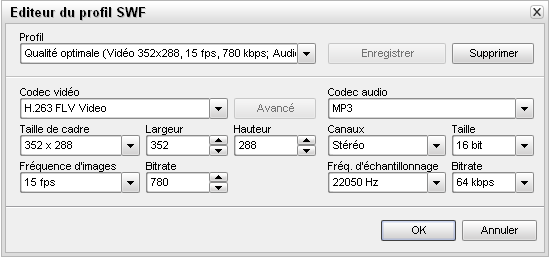 Comment convertir la vidéo pour une page web? Pas 4