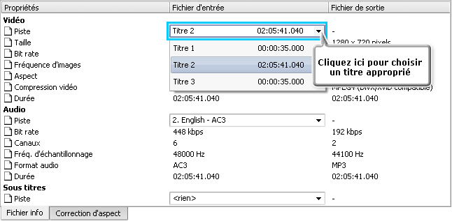 Comment ripper des DVD personnels et les convertir en format MP4 pour Apple iPod. Pas 2
