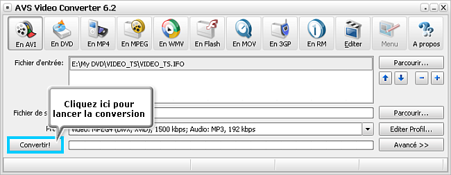 Comment créer un CD en format MPEG4 (DivX ou XviD)? Pas 5