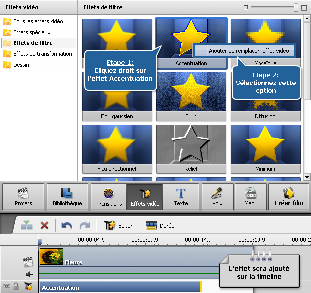 Comment nettoyer une vidéo floue en utilisant AVS Video Editor? Etape 1