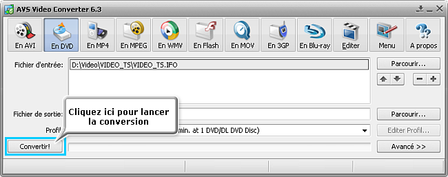 Comment graver vos vidéos sur un disque DVD, VCD, SVCD? Pas 6