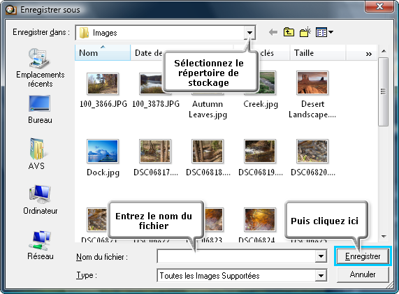 Comment redimensionner une image? Etape 4