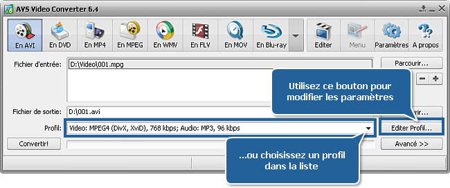 Comment ripper des DVD personnels en DivX, Xvid, AVI, MPEG, WMV, MOV, RM? Pas 3