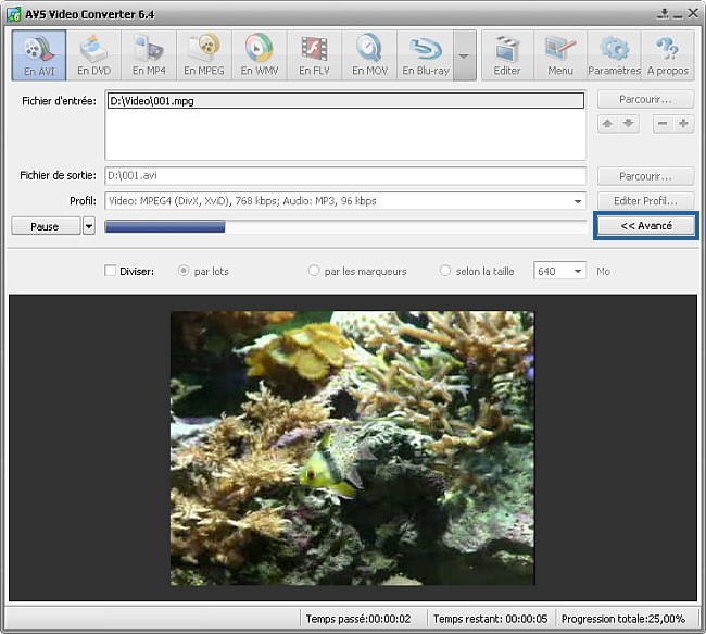 Comment ripper des DVD personnels et les convertir en DivX, Xvid, AVI, MPEG, WMV, MOV, RM? Pas 5