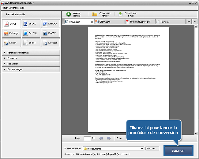 Comment protéger les documents avec un mot de passe? Etape 7