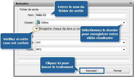 Comment diviser la vidéo en utilisant AVS Video ReMaker? Etape 5