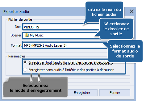 Comment extraire une bande son à partir d'un fichier vidéo? Etape 5