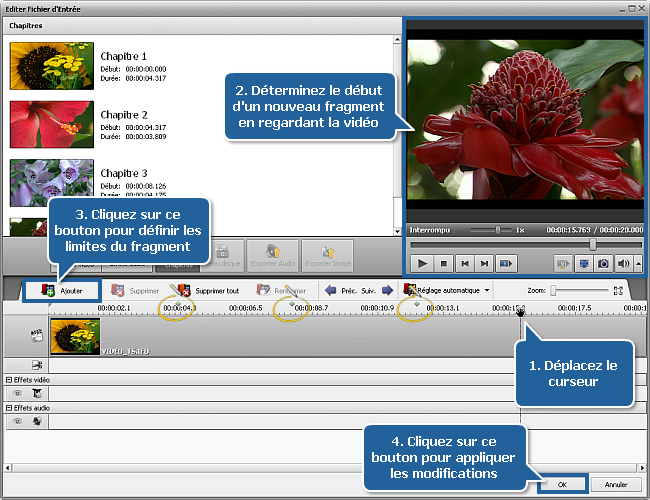 Comment convertir les épisodes DVD en fichiers séparés? Etape 5