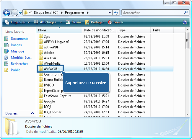 Comment réinstaller les logiciels AVS4YOU? Etape 3