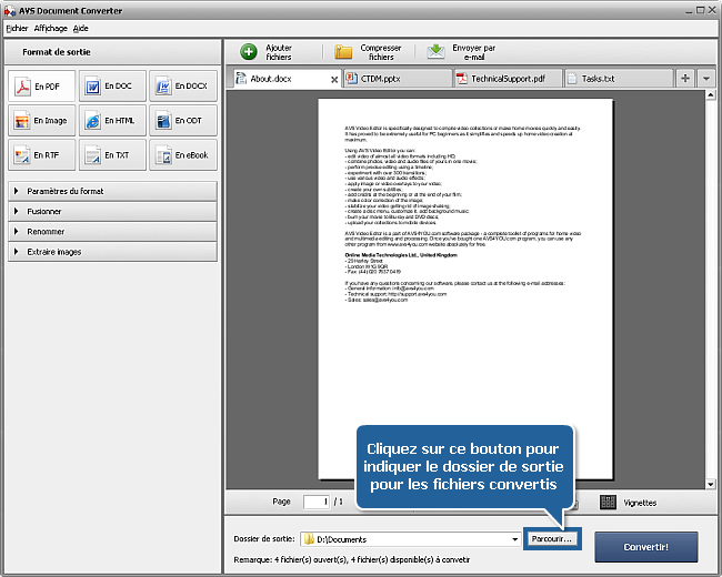Comment protéger les documents avec un mot de passe? Etape 6