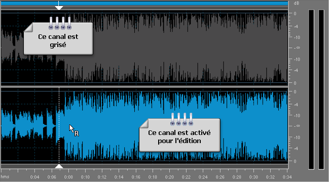 Comment éditer les canaux individuels avec AVS Audio Editor? Etape 3