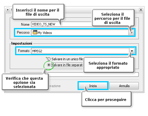 Come dividere video utilizzando AVS Video ReMaker? Passo 5