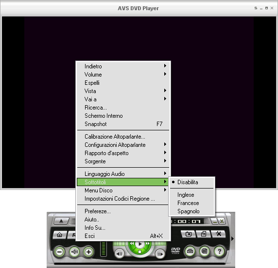 Come riprodurre DVDs utilizzando AVS DVD Player? Passo 5