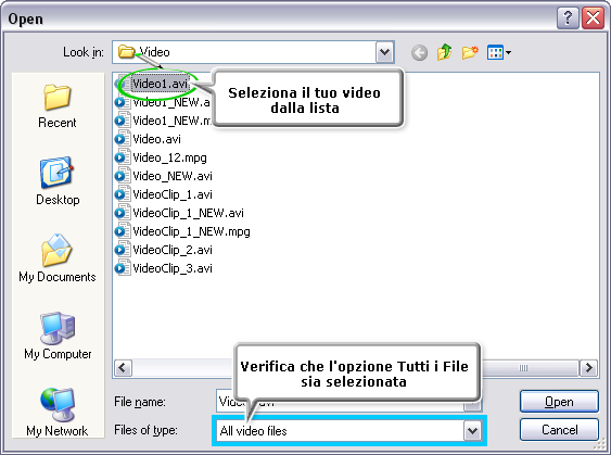 Come convertire video e trasferirlo al portabile? Passo 2
