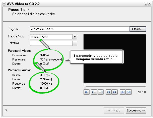 Come convertire video e trasferirlo al portabile? Passo 2