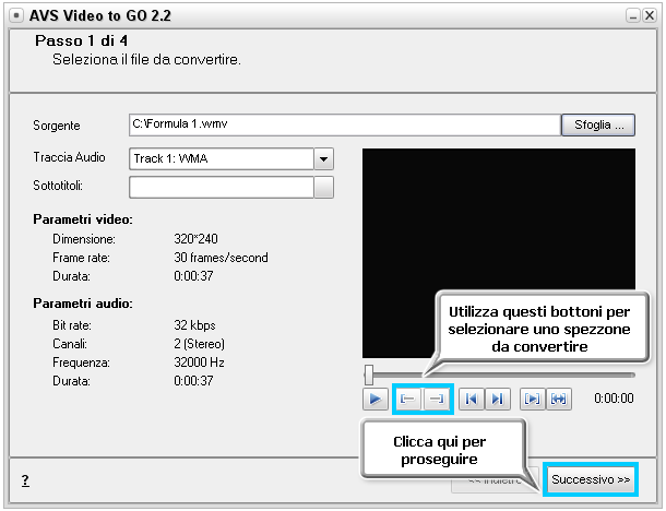 Come convertire video e trasferirlo al portabile? Passo 3