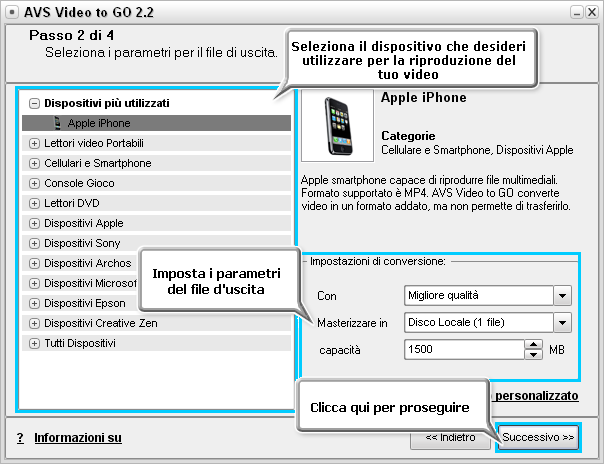 Come convertire video e trasferirlo al portabile? Passo 4