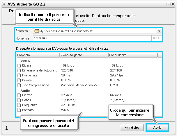 Come convertire video e trasferirlo al portabile? Passo 5