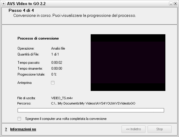 Come convertire video e trasferirlo al portabile? Passo 6