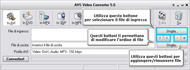 Come fare per convertire video in DVD e creare il menù? Passo 2