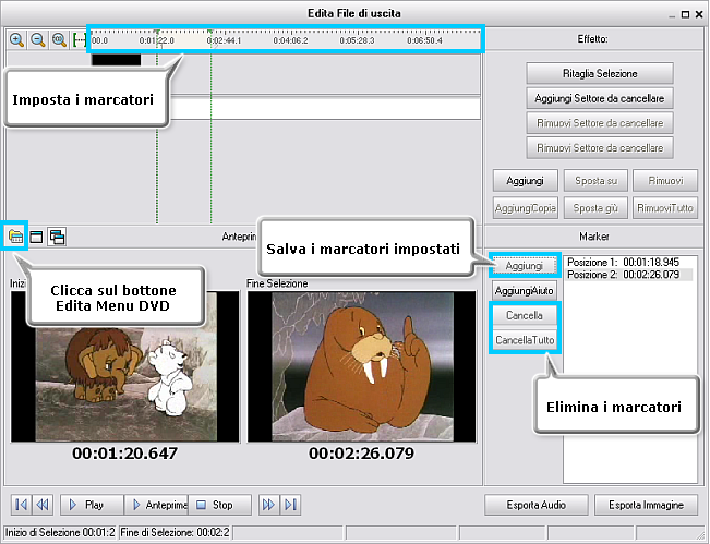 Come fare per convertire video in DVD e creare il menu? Passo 4