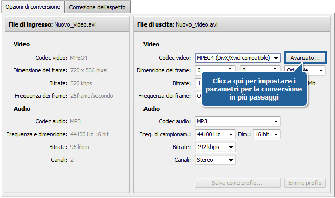 Come effettuare la conversione in più passaggi con AVS Video Converter? Passo 5