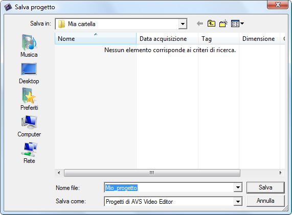 Come salvare il progetto e il video in AVS Video Editor?