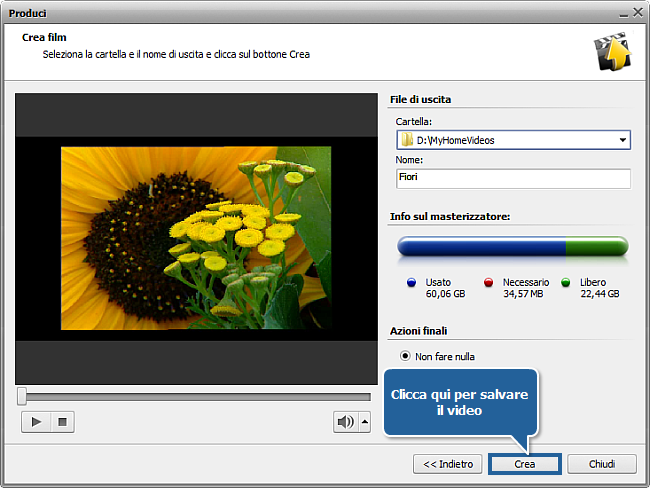 Come salvare il progetto e il video in AVS Video Editor?