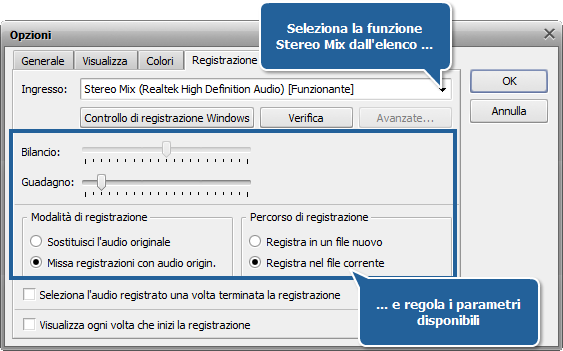 Come registrare la musica con AVS Audio Editor? Passo 3