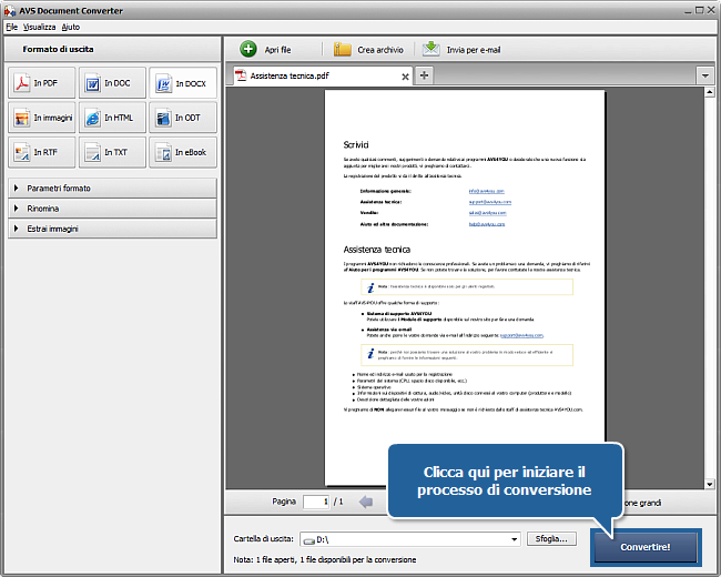 Come convertire da PDF a DOCX? Passo 6