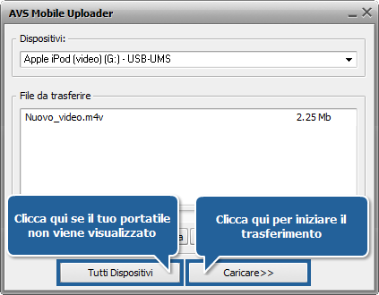 Come convertire file video in MP4 per Apple iPod. Passo 6