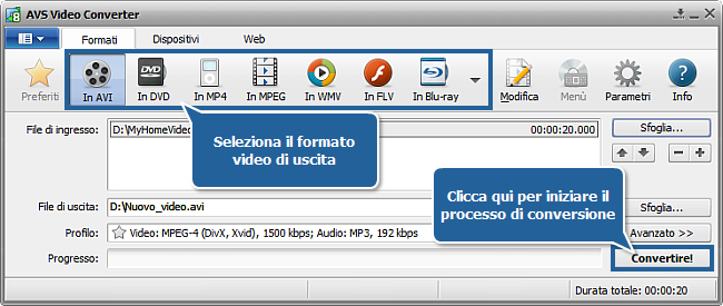 Come convertire file video con sottotitoli? Passo 5