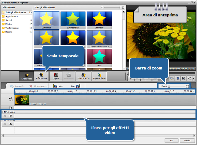 Come applicare un effetto al tuo video e convertirlo in un altro formato? Passo 3