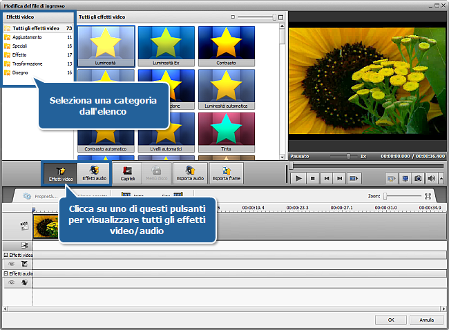 Come applicare un effetto al tuo video e convertirlo in un altro formato? Passo 4