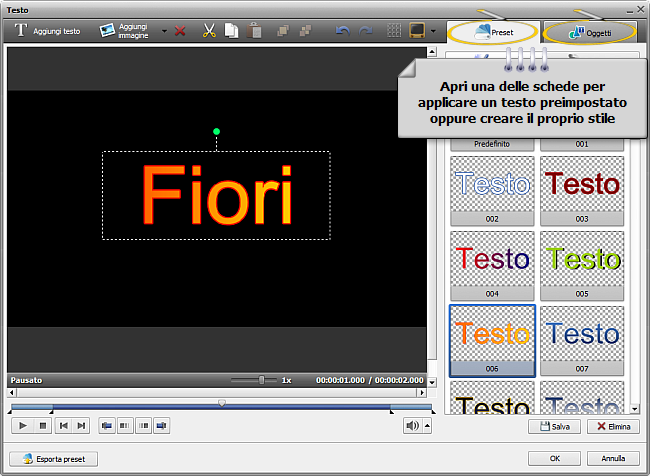 Come aggiungere un titolo dopo il clip selezionato nella Timeline? Passo 6