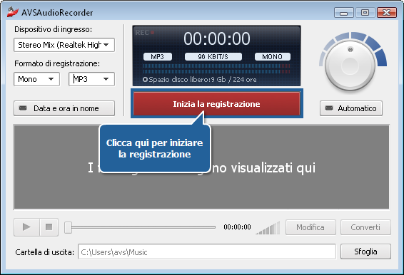 Come registrare audio tramite Stereo Mix? Passo 5