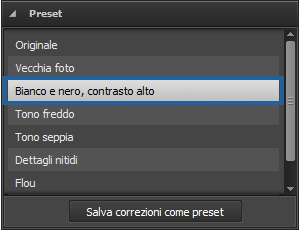 Come creare una foto in bianco e nero? Passo 3
