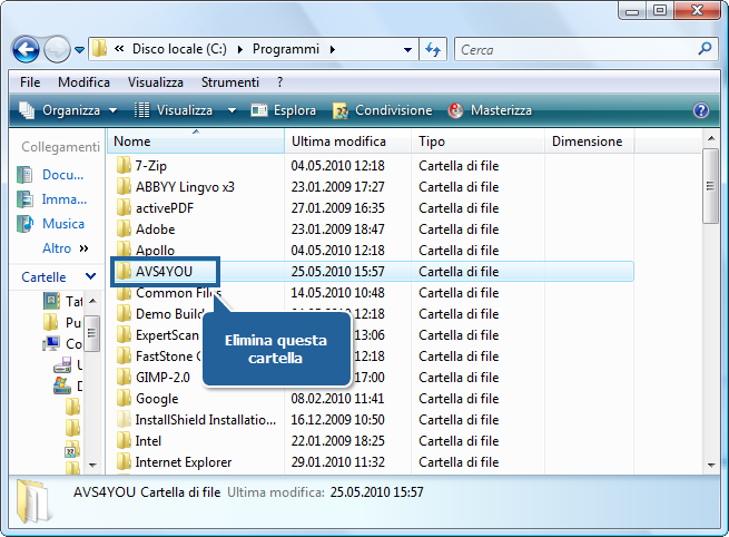Come reinstallare i software AVS4YOU? Passo 3