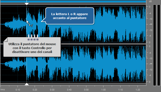 Come elaborare i canali individuali con AVS Audio Editor? Passo 3