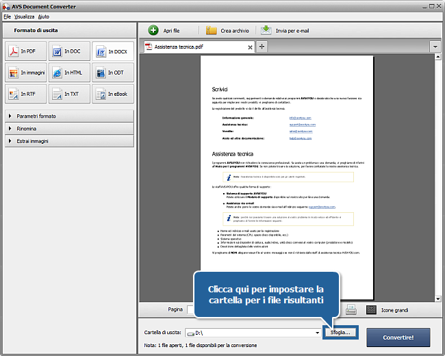 Come convertire da PDF a DOCX? Passo 5