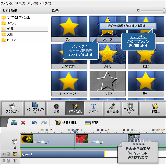 AVS Video Editor でぼやけた動画を復元する方法。ステップ 1