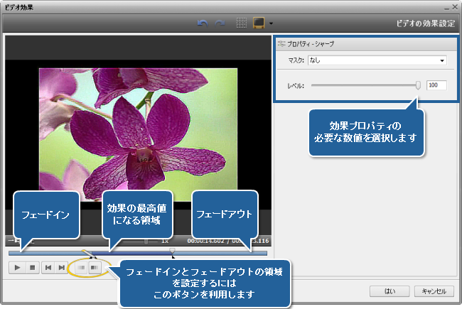AVS Video Editor でぼやけた動画を復元する方法。ステップ 3