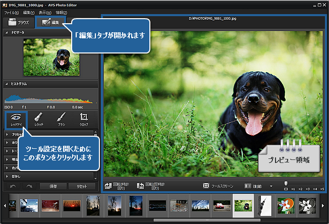 写真から赤目現象を削除する方法 ステップ 3