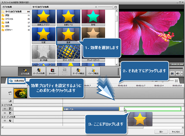 ビデオに効果を適用して別の形式に変換する方法。ステップ 4