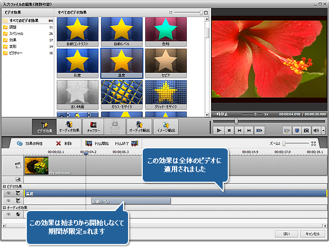 ビデオに効果を適用して別の形式に変換する方法。ステップ 5
